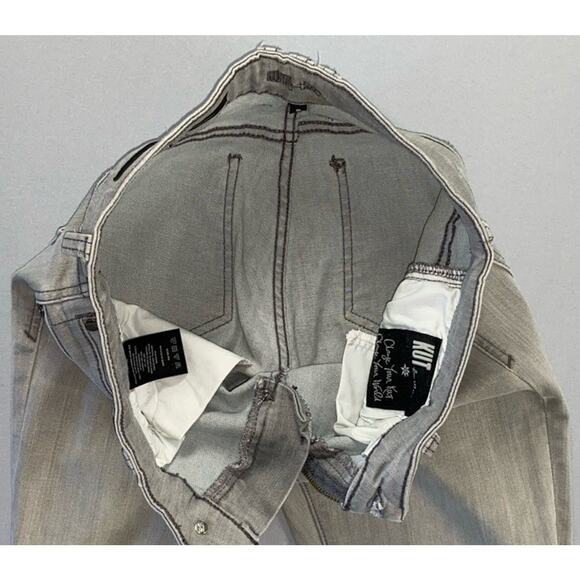 KUT From The Kloth Mia Toothpick Skinny Stretch Jeans. Light Gray, Size 2. GUC! - Picture 7 of 9